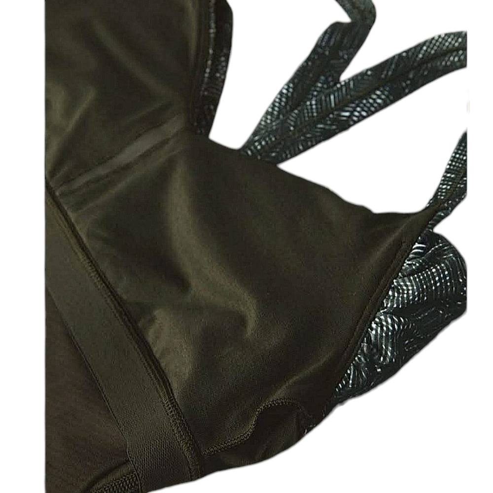 Lululemon Athletica Wrap It Up Tank Leaf Print Twist Jazzy White Gator Green 6 - Picture 12 of 17